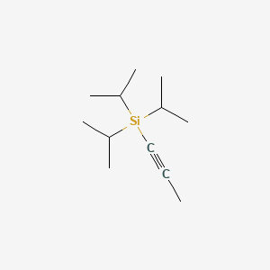 1-(Triisopropylsilyl)-1-propyne chemical structure (CAS 82192-57-2)