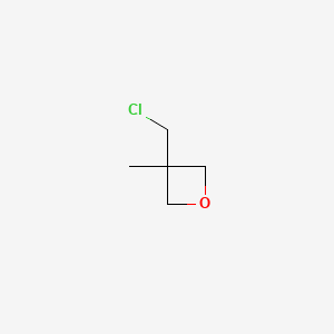 3-(Chloromethyl)-3-methyloxetane chemical structure (CAS 822-48-0)