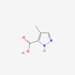 4-Methylpyrazole-3-carboxylic Acid chemical structure (CAS 82231-51-4)