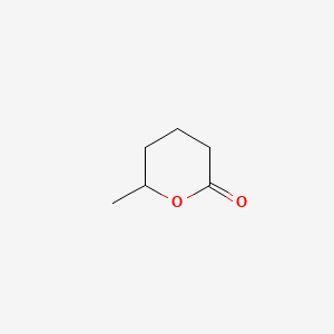 6-Methyltetrahydro-2H-pyran-2-one chemical structure (CAS 823-22-3)