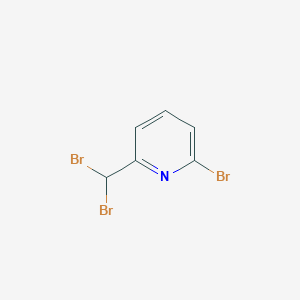 2-Bromo-6-(dibromomethyl)pyridine chemical structure (CAS 82315-66-0)
