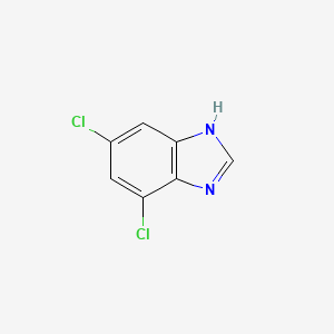 5,7-Dichloro-1H-benzo[d]imidazole chemical structure (CAS 82326-55-4)