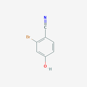 2-Bromo-4-hydroxybenzonitrile chemical structure (CAS 82380-17-4)