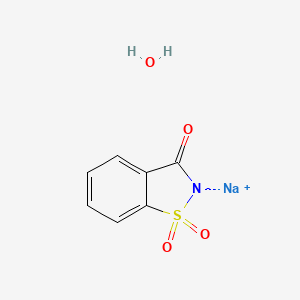 Sodium 3-oxo-3H-benzo[d]isothiazol-2-ide 1,1-dioxide xhydrate chemical structure (CAS 82385-42-0)