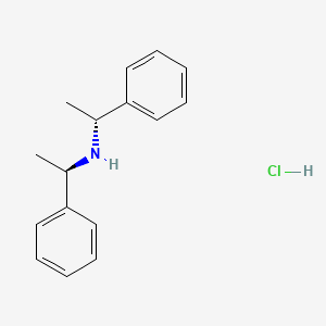 (R,R)-Bis(alpha-methylbenzyl)amine Hydrochloride chemical structure (CAS 82398-30-9)