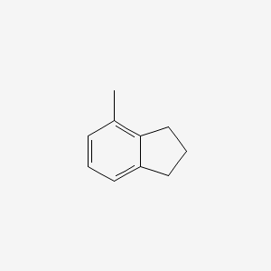 4-Methyl-2,3-dihydro-1H-indene chemical structure (CAS 824-22-6)