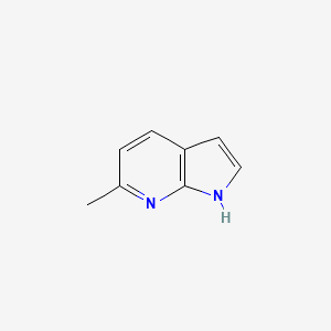 6-Methyl-1H-pyrrolo[2,3-b]pyridine chemical structure (CAS 824-51-1)