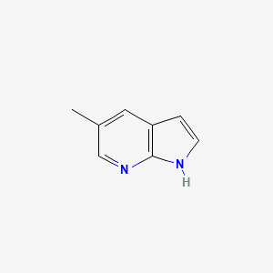 5-Methyl-1H-pyrrolo[2,3-b]pyridine chemical structure (CAS 824-52-2)