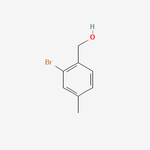 (2-Bromo-4-methylphenyl)methanol chemical structure (CAS 824-53-3)