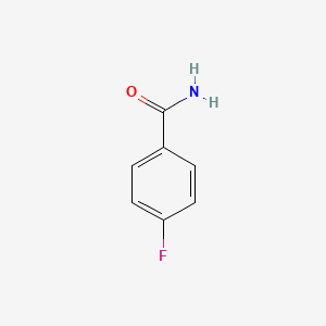 4-Fluorobenzamide chemical structure (CAS 824-75-9)