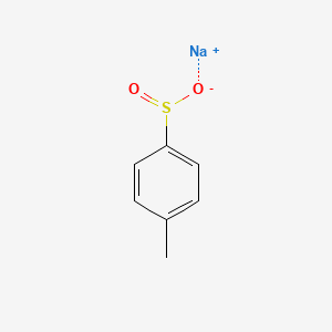Sodium 4-methylbenzenesulfinate chemical structure (CAS 824-79-3)