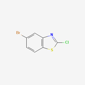 5-Bromo-2-chlorobenzo[d]thiazole chemical structure (CAS 824403-26-1)
