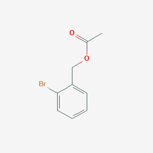 2-Bromobenzyl acetate chemical structure (CAS 82466-12-4)