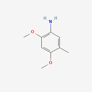 2,4-Dimethoxy-5-methylaniline chemical structure (CAS 82477-59-6)