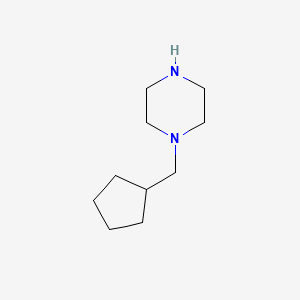 1-(Cyclopentylmethyl)piperazine chemical structure (CAS 82500-22-9)