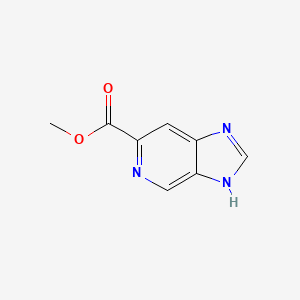 Methyl 3H-imidazo[4,5-c]pyridine-6-carboxylate chemical structure (CAS 82523-07-7)