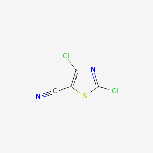2,4-Dichloro-5-cyanothiazole chemical structure (CAS 82554-18-5)
