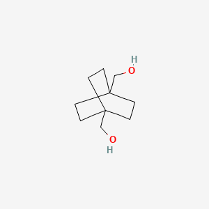 Bicyclo[2.2.2]octane-1,4-diyldimethanol chemical structure (CAS 826-45-9)
