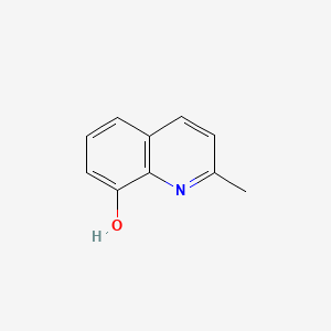 2-Methyl-8-quinolinol chemical structure (CAS 826-81-3)