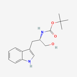 Boc-Tryptophanol chemical structure (CAS 82689-19-8)