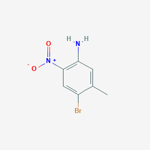 4-Bromo-5-methyl-2-nitroaniline chemical structure (CAS 827-32-7)