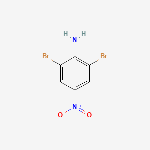 2,6-Dibromo-4-nitroaniline chemical structure (CAS 827-94-1)