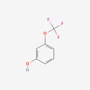 3-(Trifluoromethoxy)phenol chemical structure (CAS 827-99-6)