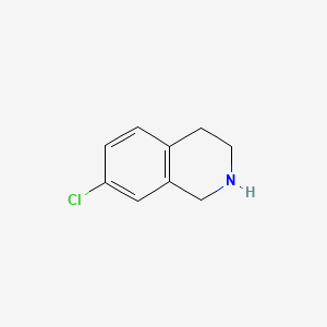 7-Chloro-1,2,3,4-tetrahydroisoquinoline chemical structure (CAS 82771-60-6)