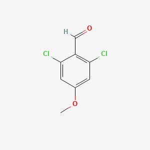 2,6-Dichloro-4-methoxybenzaldehyde chemical structure (CAS 82772-93-8)