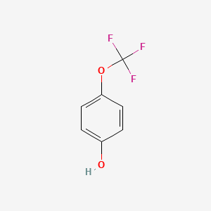 4-(Trifluoromethoxy)phenol chemical structure (CAS 828-27-3)