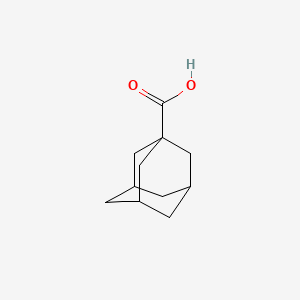 Adamantane-1-carboxylic acid chemical structure (CAS 828-51-3)