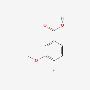 3-Methoxy-4-fluorobenzoic acid chemical structure (CAS 82846-18-2)