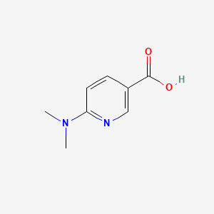 6-(Dimethylamino)nicotinic acid chemical structure (CAS 82846-28-4)