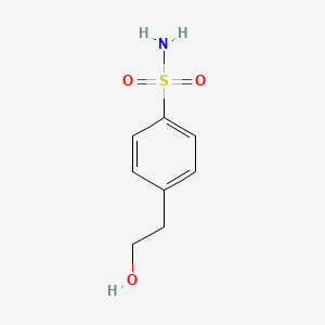 4-(2-Hydroxyethyl)benzene-1-sulfonamide chemical structure (CAS 829-71-0)