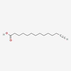 13-Tetradecynoic Acid chemical structure (CAS 82909-47-5)