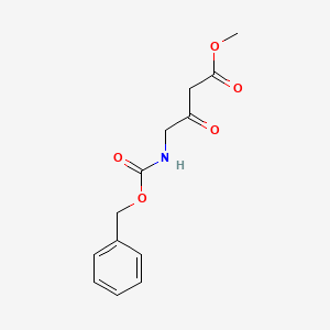 Methyl 4-(((benzyloxy)carbonyl)amino)-3-oxobutanoate chemical structure (CAS 82961-77-1)