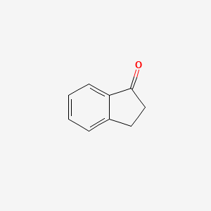 2,3-Dihydro-1H-inden-1-one chemical structure (CAS 83-33-0)