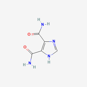 1H-Imidazole-4,5-dicarboxamide chemical structure (CAS 83-39-6)