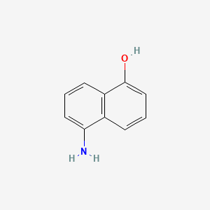 5-Aminonaphthalen-1-ol chemical structure (CAS 83-55-6)