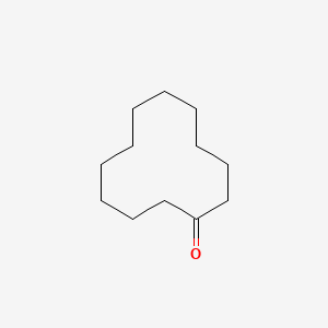 Cyclododecanone chemical structure (CAS 830-13-7)