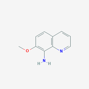 7-Methoxyquinolin-8-amine chemical structure (CAS 83010-84-8)