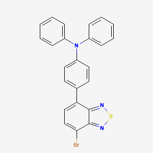 4-(7-Bromobenzo[c][1,2,5]thiadiazol-4-yl)-N,N-diphenylaniline chemical structure (CAS 830325-93-4)
