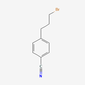 4-(3-Bromopropyl)benzonitrile chemical structure (CAS 83101-14-8)