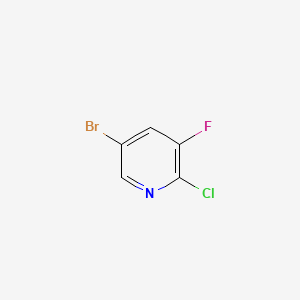 5-Bromo-2-chloro-3-fluoropyridine chemical structure (CAS 831203-13-5)
