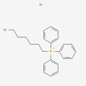 (6-Bromohexyl)triphenylphosphonium bromide chemical structure (CAS 83152-22-1)