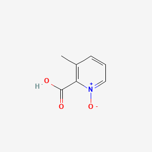 2-Carboxy-3-methylpyridine 1-oxide chemical structure (CAS 83199-81-9)