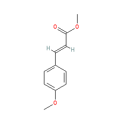 Methyl 3-(4-methoxyphenyl)acrylate chemical structure (CAS 832-01-9)