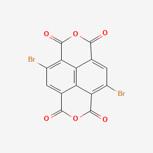 4,9-Dibromoisochromeno[6,5,4-def]isochromene-1,3,6,8-tetraone chemical structure (CAS 83204-68-6)