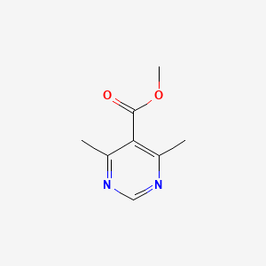 Methyl 4,6-dimethylpyrimidine-5-carboxylate chemical structure (CAS 832090-44-5)