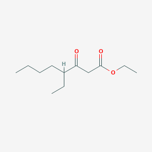 Ethyl 4-ethyl-3-oxooctanoate chemical structure (CAS 83269-79-8)